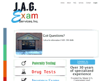 Tablet Screenshot of jagexam.com